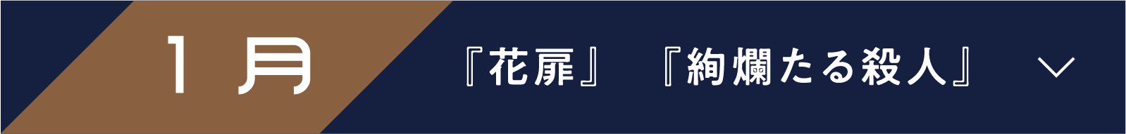 1月『花扉』　『絢爛たる殺人』 | 「小西康陽の名画座の最前列で。」特設サイト｜衛星劇場