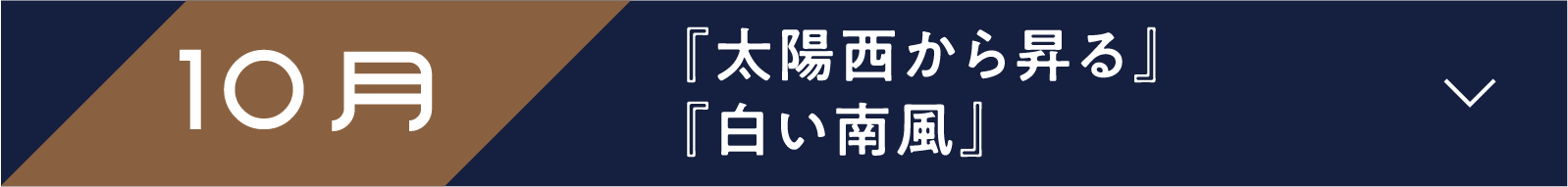 10月 『太陽西から昇る』『白い南風』 | 「小西康陽の名画座の最前列で。」特設サイト｜衛星劇場