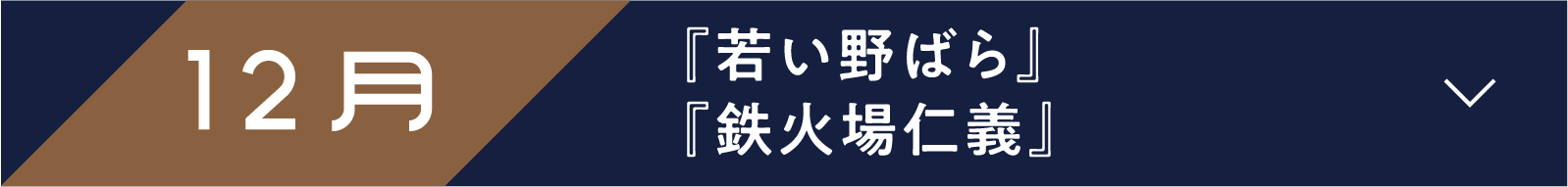 12月 『若い野ばら』『鉄火場仁義』 | 「小西康陽の名画座の最前列で。」特設サイト｜衛星劇場